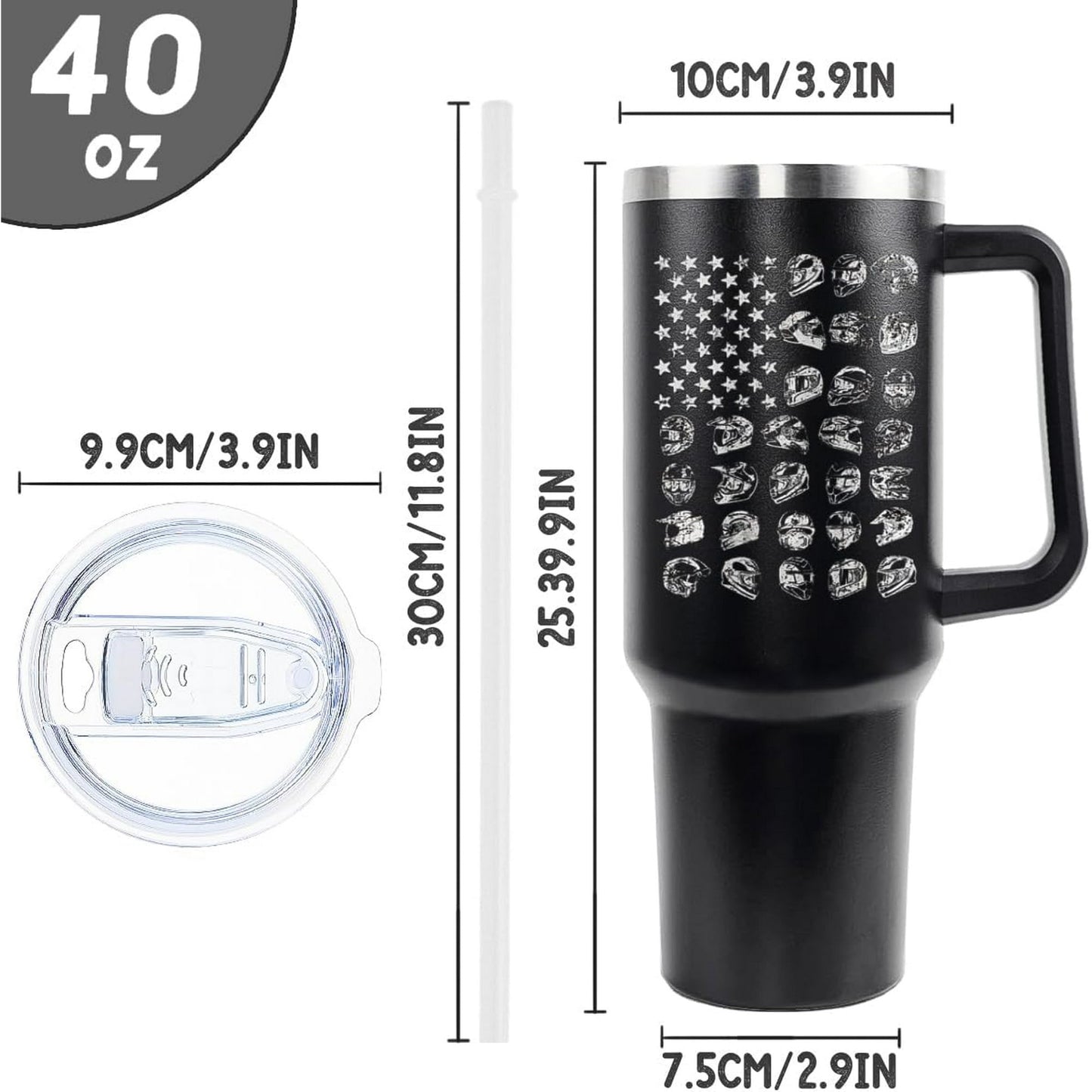 I'm a motorcycle 40oz Tumbler HA01