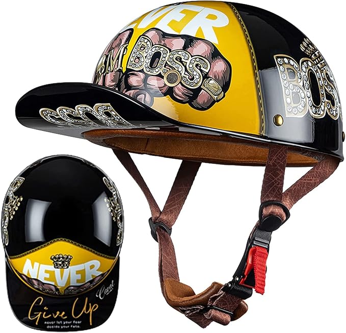 american helmet motorcycle store Outlaw Helmets HT1 Hustler Glossy Black & Color US Flag Half for Men & Women DOT Approved Its made with strong light weight material Best Cheap Motorcycle Helmets Reviewed!