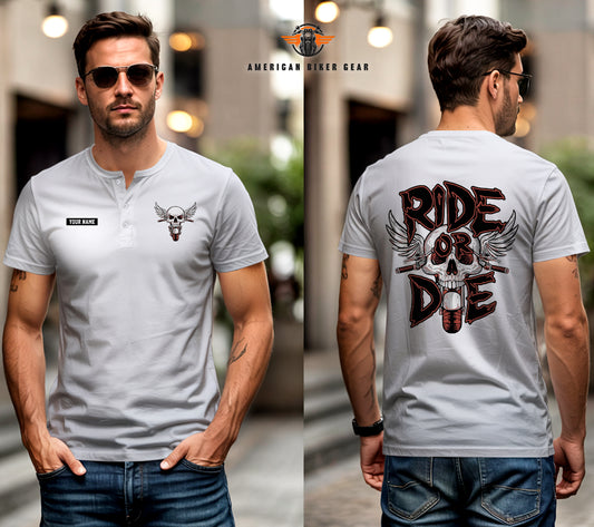 Ride Or Die Henley Shirt