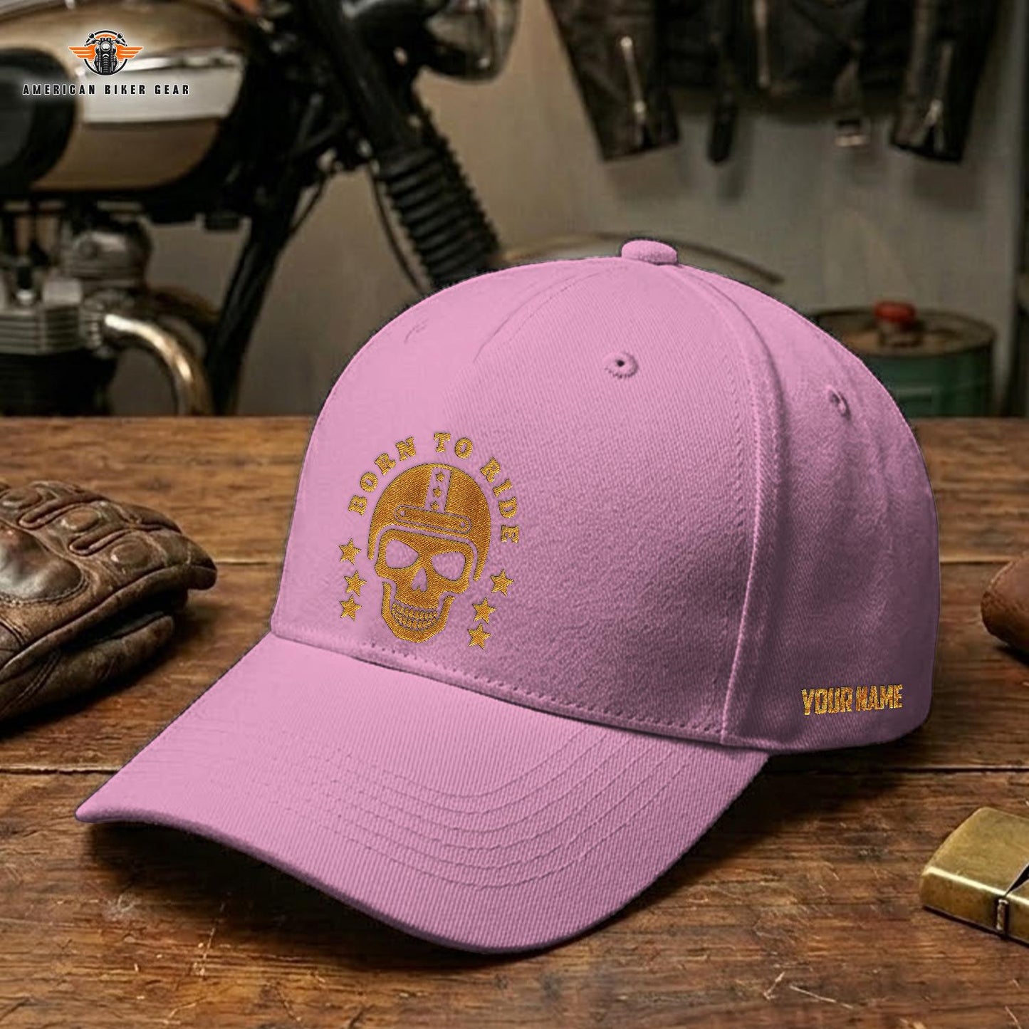 Biker Personalized Embroidery Cap LV12