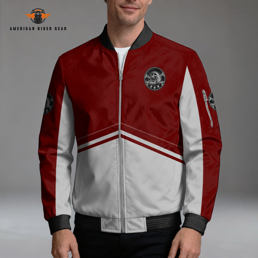 Biker Personalized Classic Bomber Jacket TN07