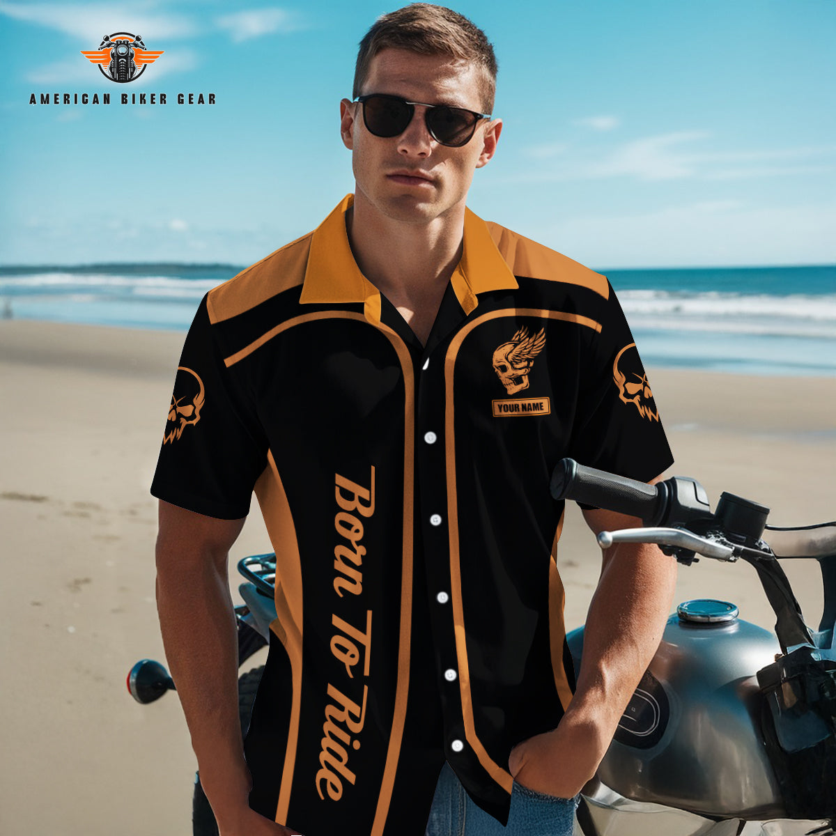 The Mother Road Personalized Button Shirt TN03