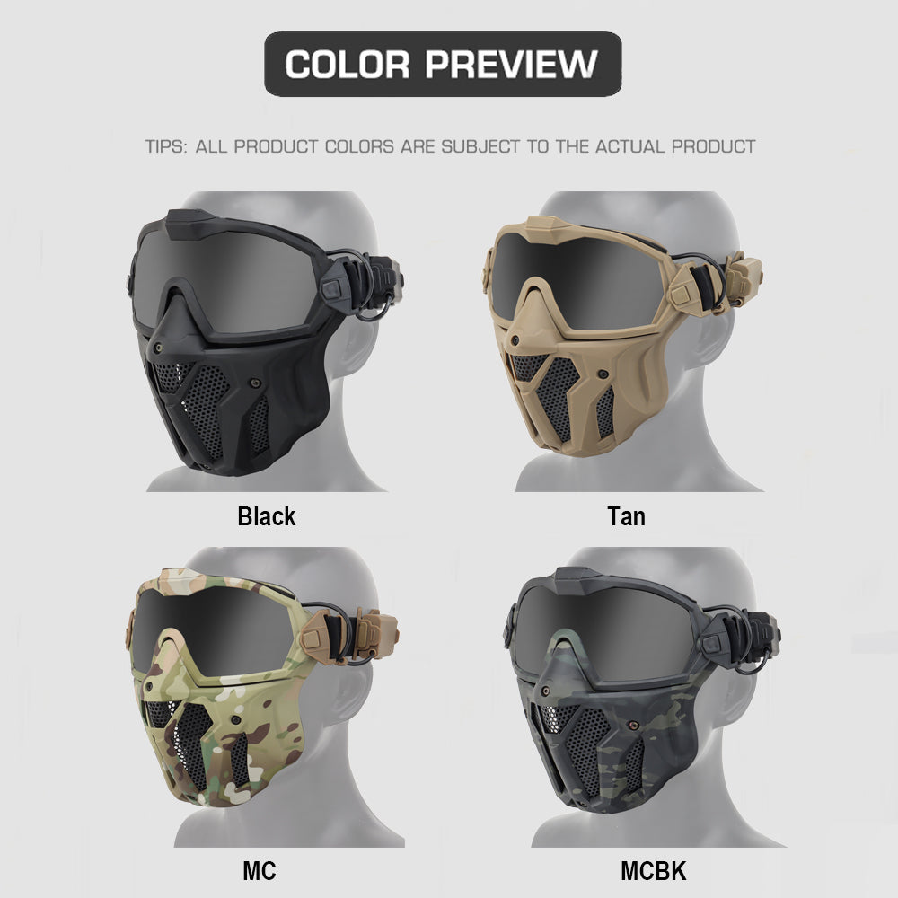 Tactical Full Face Airsoft & Paintball Mask TT48