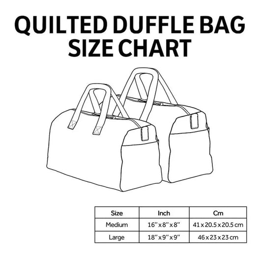 Roadtrip America Quilted Duffle Bag LD19