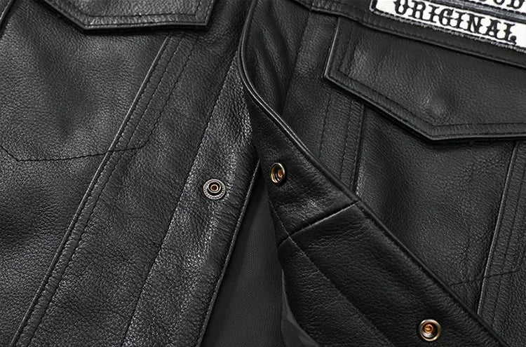 Son of Anarchy MC California Leather Vest