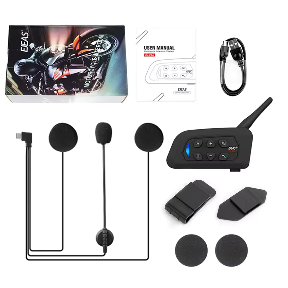 ABG V4 Plus – ProRide Bluetooth Helmet Headset