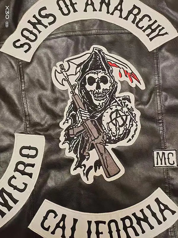 Son of Anarchy California Leather Vest