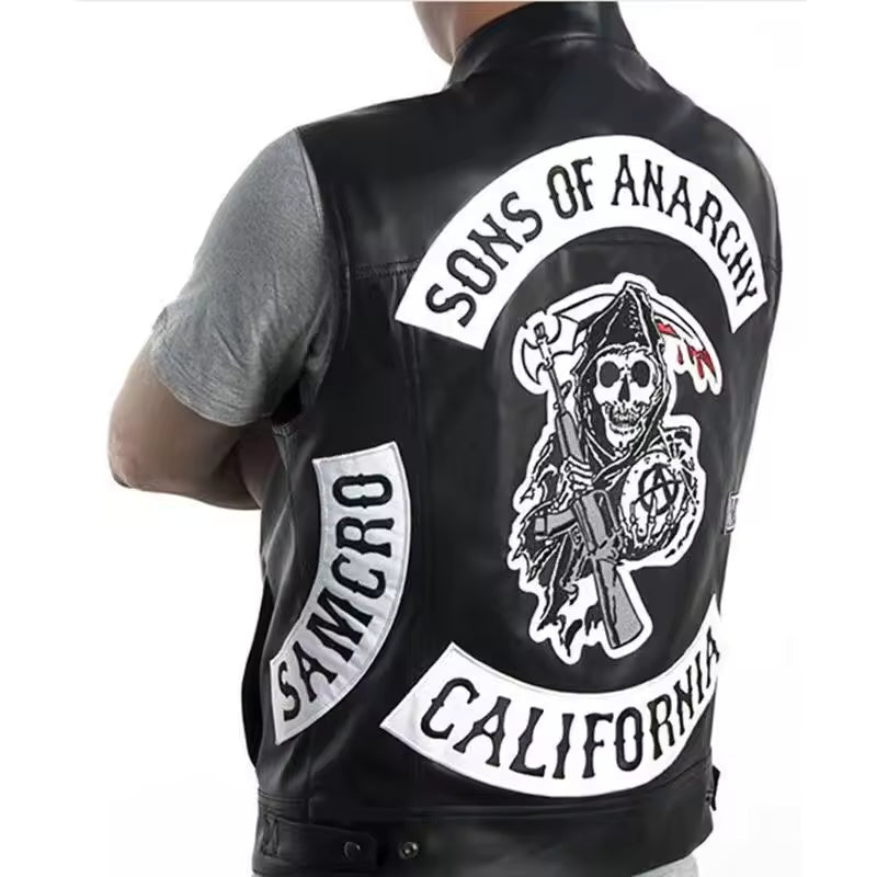 Son of Anarchy California Leather Vest