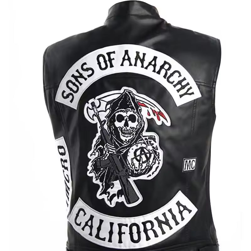 Son of Anarchy California Leather Vest