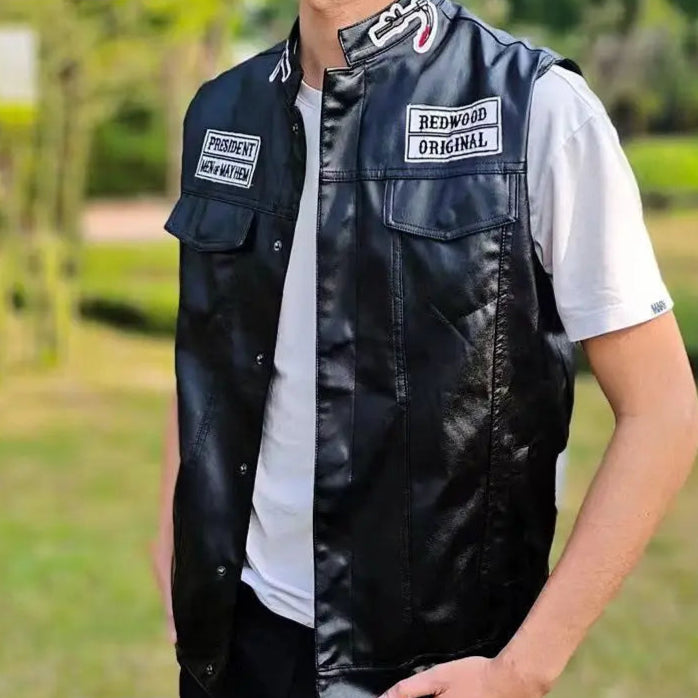 Son of Anarchy California Leather Vest