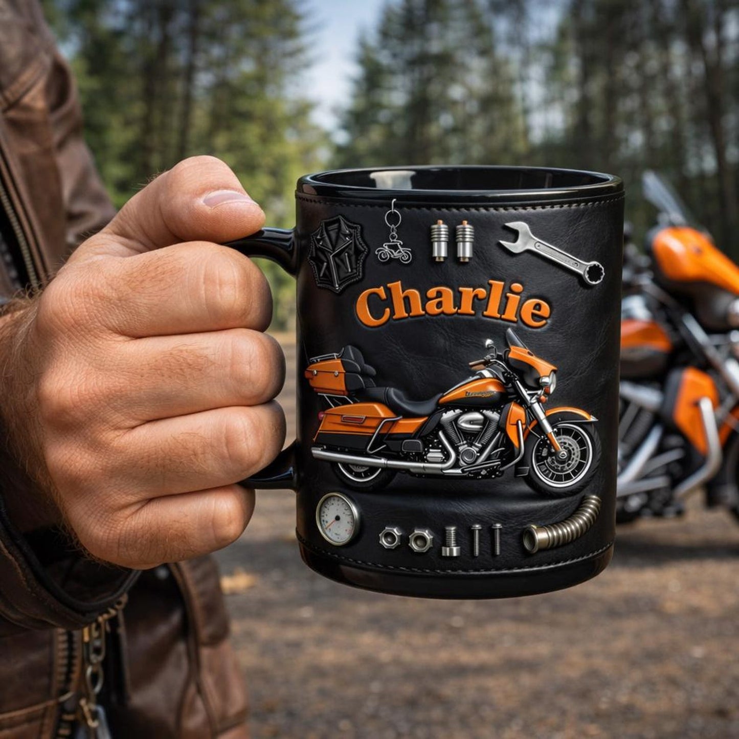 Personalized Motorcycle Mug