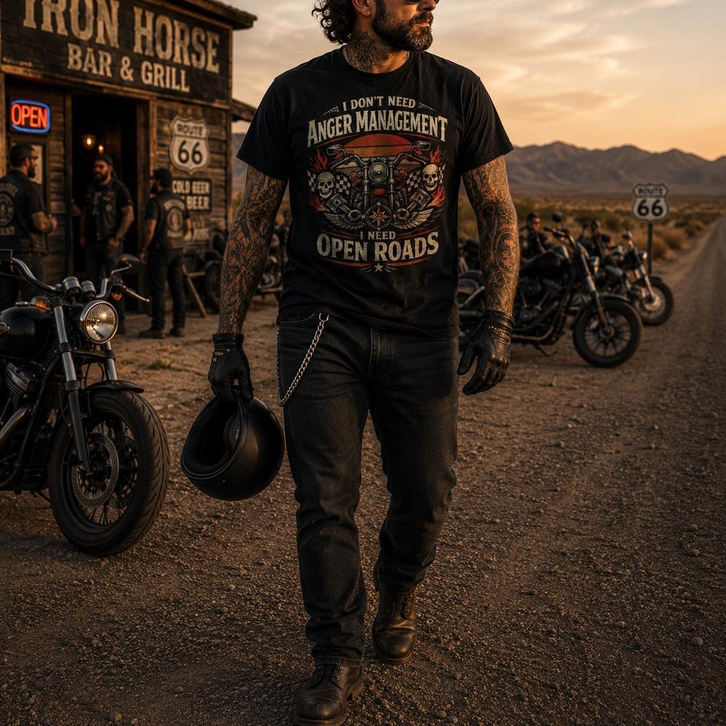 Anger Management Open Roads Shirt VA99