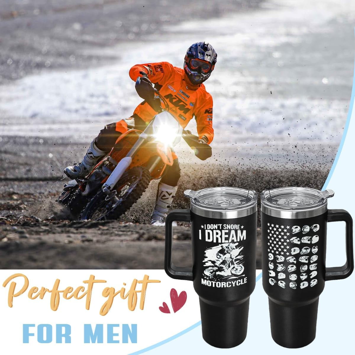 I'm a motorcycle 40oz Tumbler HA01