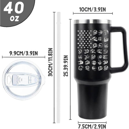 I'm a motorcycle 40oz Tumbler HA01