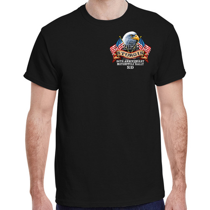 T-Shirt 2026 Sturgis Motorcycle Rally America Strong