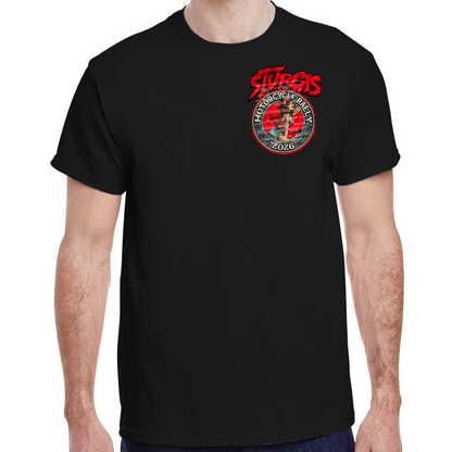 T-Shirt 2026 Sturgis Motorcycle Rally Pin-Up Girl