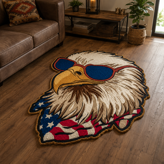 Cool Eagle Shape Area Rug TT02