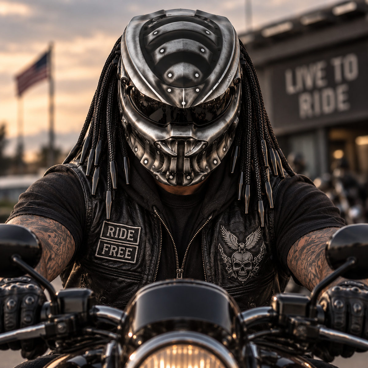 Predator Carbon Fiber Helmet 3