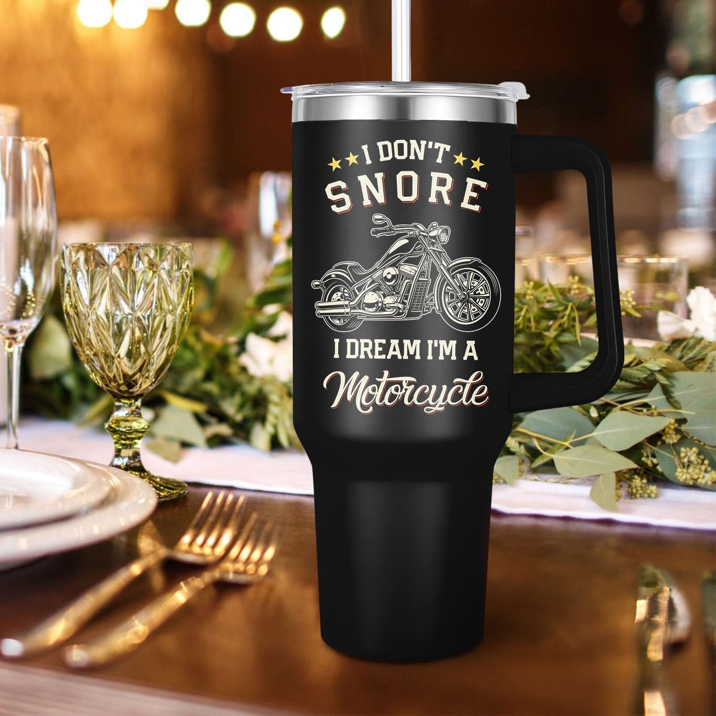 I'm a motorcycle 40oz Tumbler HA02