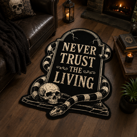 Skull & Snake Shape Area Rug TT03