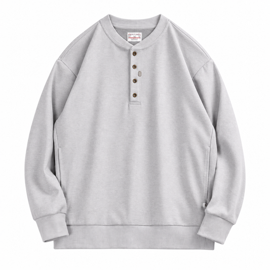Gage Long Sleeve Henley Shirt