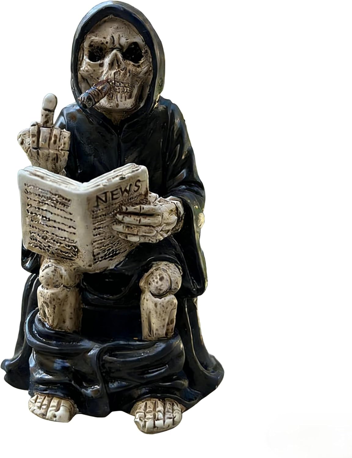 The Grim Reaper On The Toilet Figurine