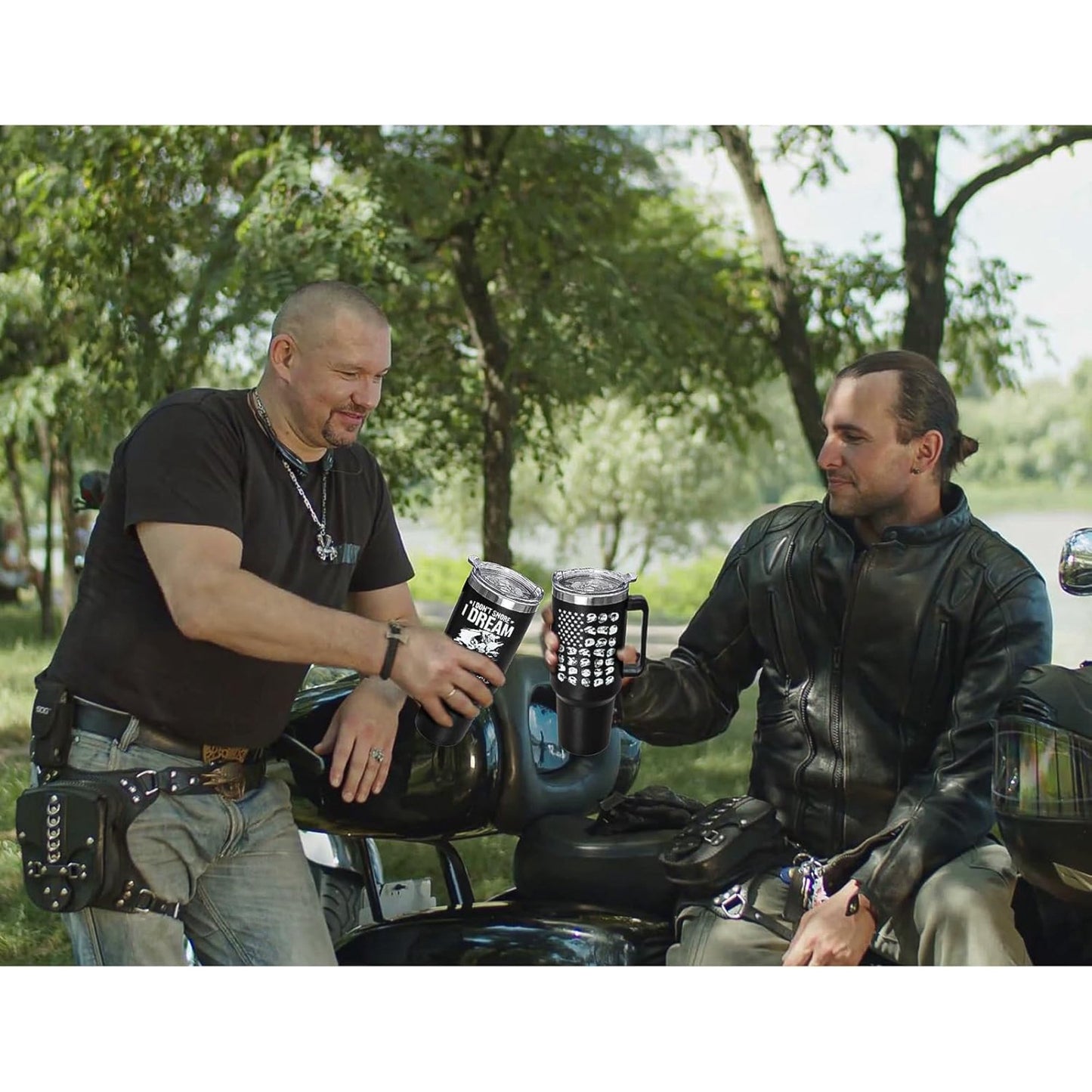 I'm a motorcycle 40oz Tumbler HA01