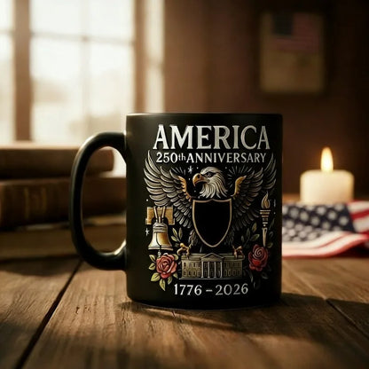 USA 250th Anniversary Ceramic Mug
