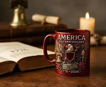 USA 250th Anniversary Ceramic Mug