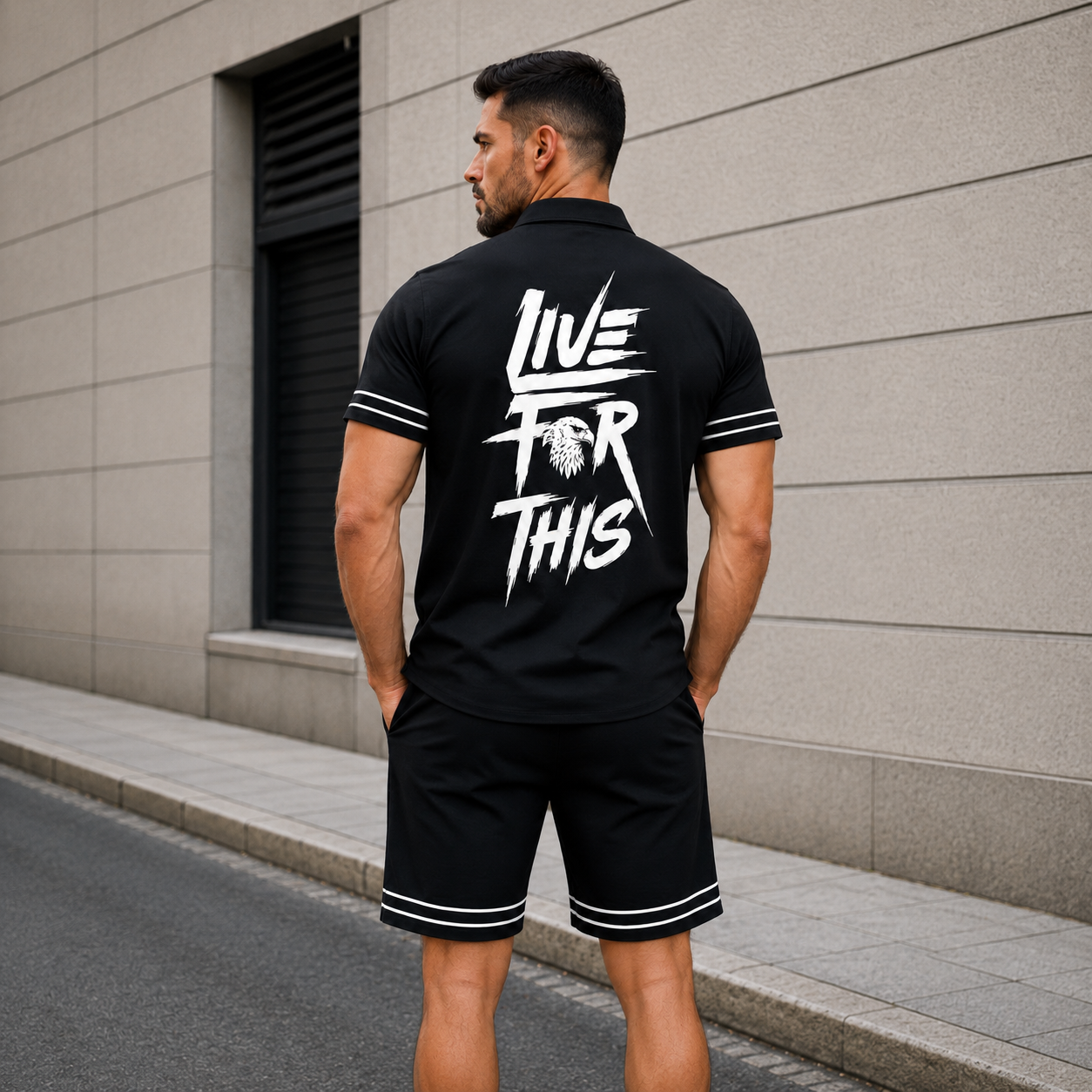 Personalized Eagle Combo Men Shirt and Shorts TT01