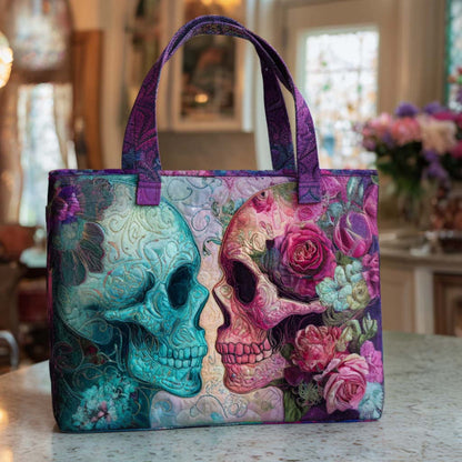 Deadly Bloom Quilted Tote Bag EM04