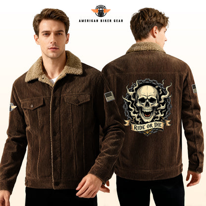 Ride To Die Racing Cargo Fleece Jacket LV01