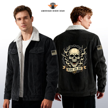 Ride To Die Racing Cargo Fleece Jacket LV01