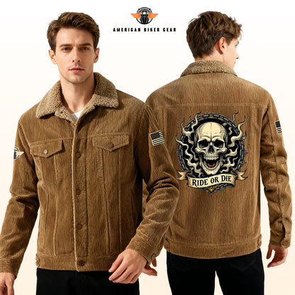 Ride To Die Racing Cargo Fleece Jacket LV01