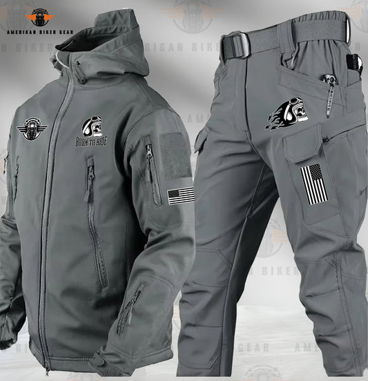 Born To Ride Tactical Outdoor Jacket and Pants LV02