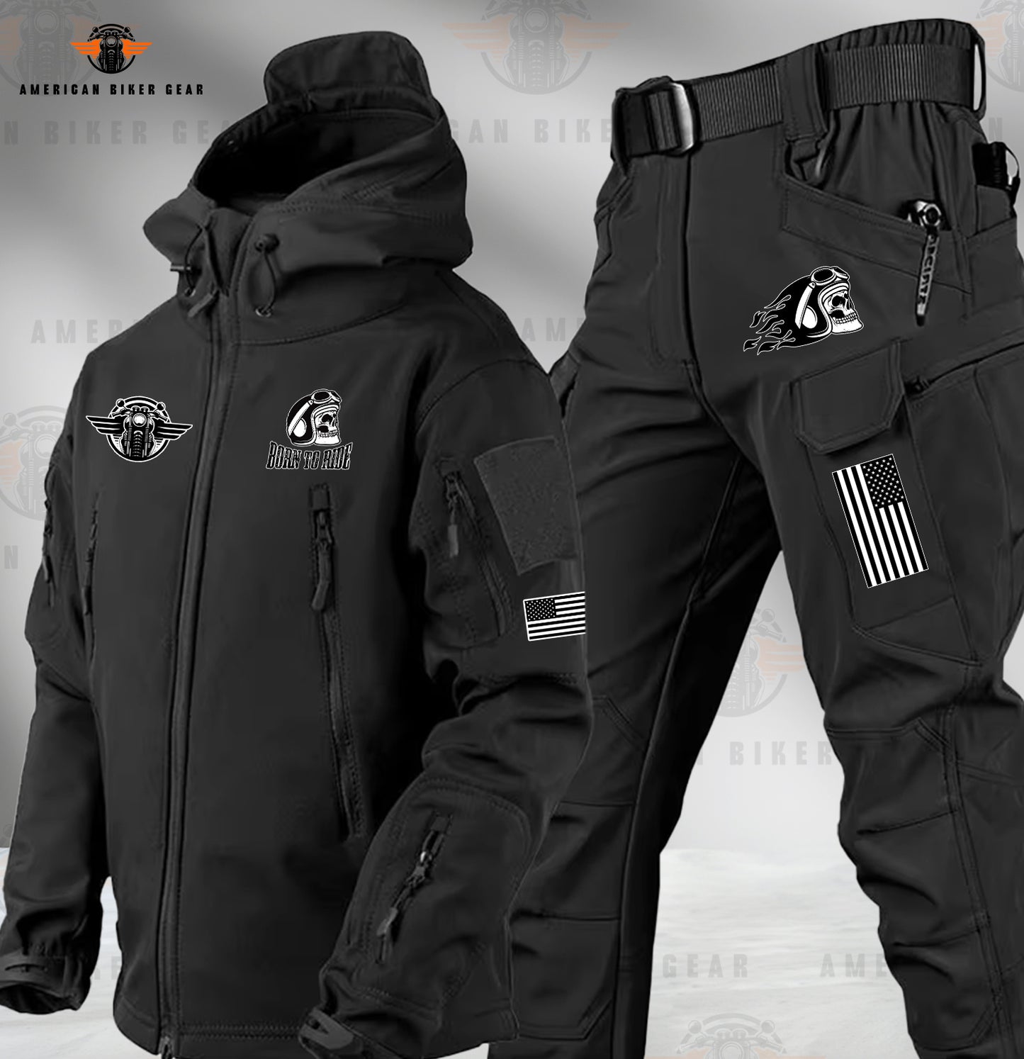 Born To Ride Tactical Outdoor Jacket and Pants LV02