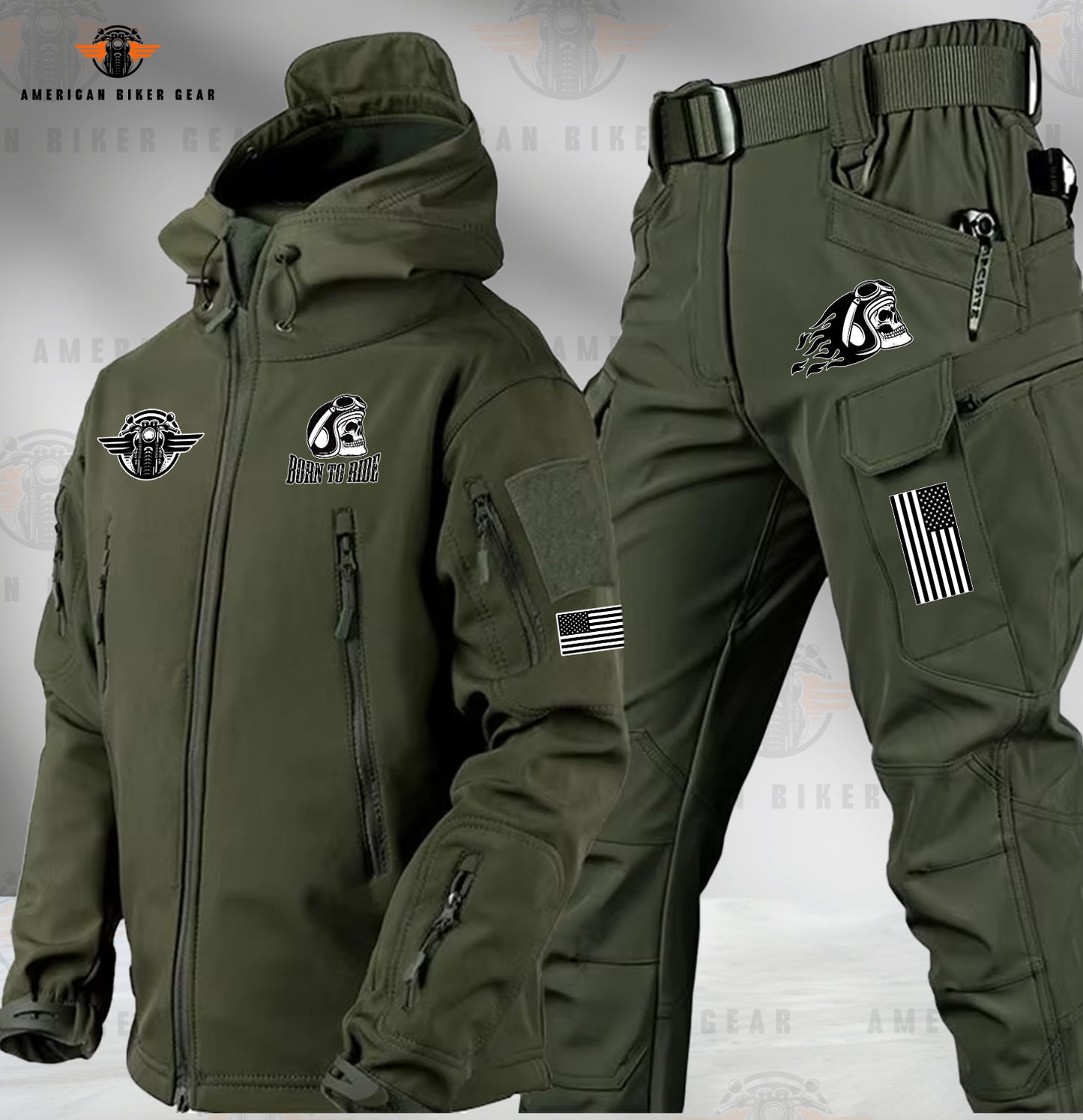 Born To Ride Tactical Outdoor Jacket and Pants LV02