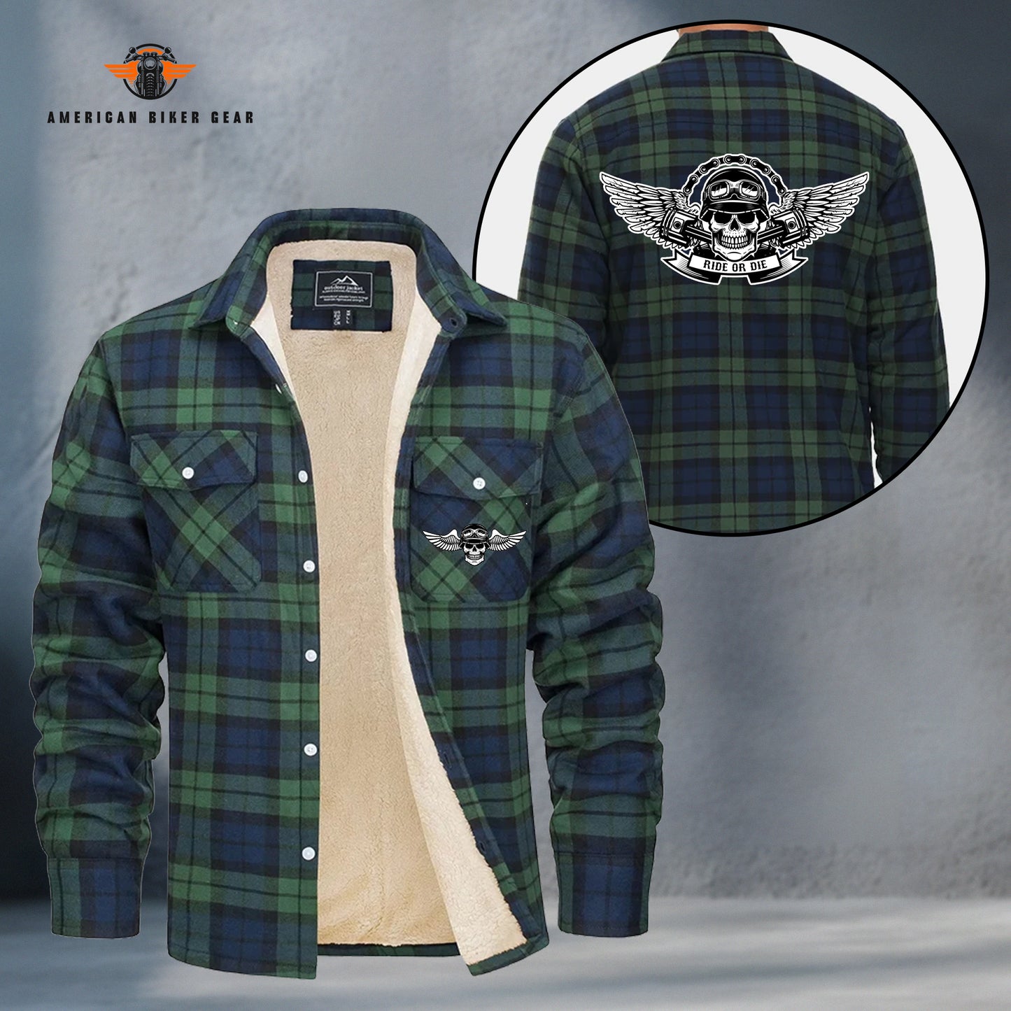 Ride Or Die Fleece Flannel LV05