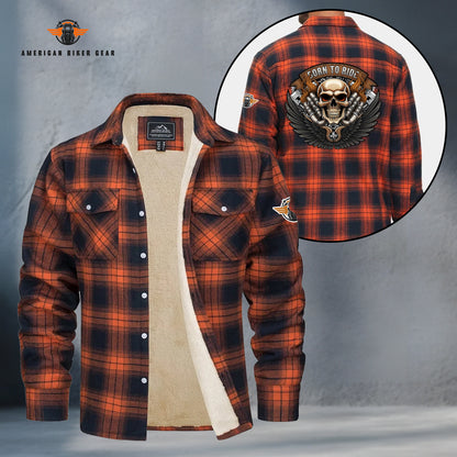 Born To Ride Fleece Flannel LV11