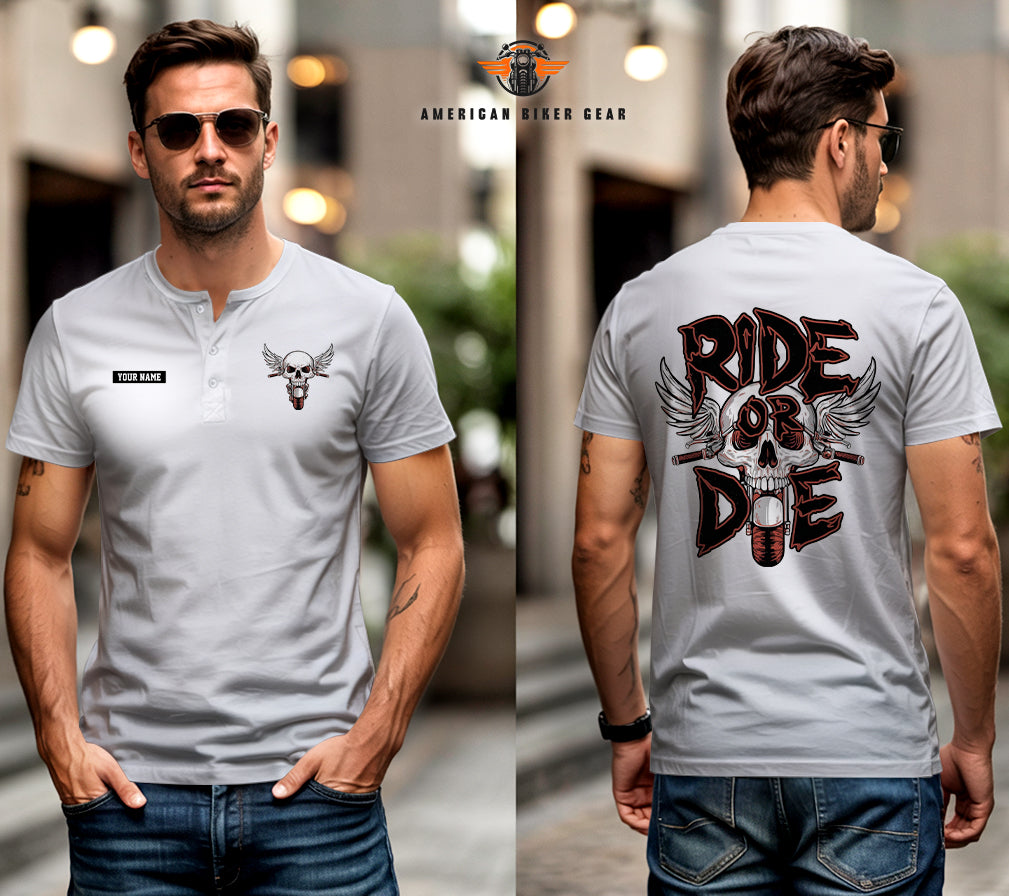 Ride Or Die Henley Shirt