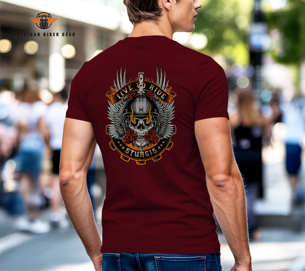 Biker Personalized Henley Shirt LV22