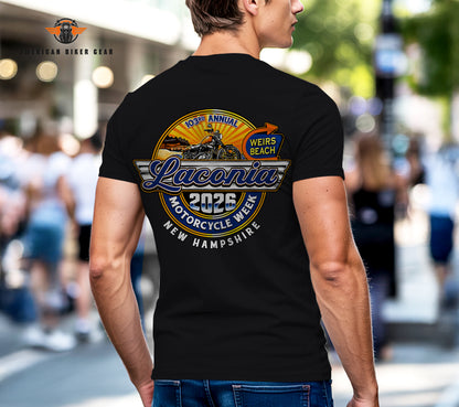 Laconia Biker Personalized Henley Shirt LV26