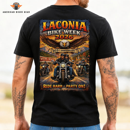 Laconia Biker Personalized T-shirt LV08