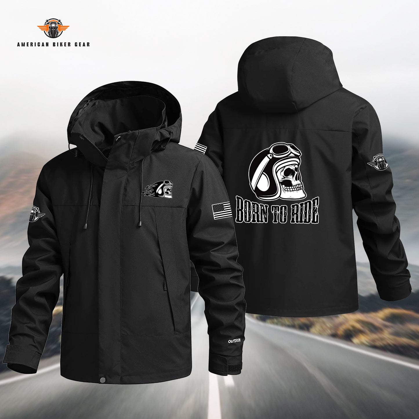 Born To Ride Waterproof Jacket LV06