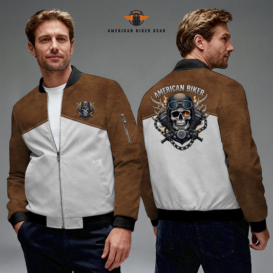 Biker Personalized Classic Bomber Jacket LV06