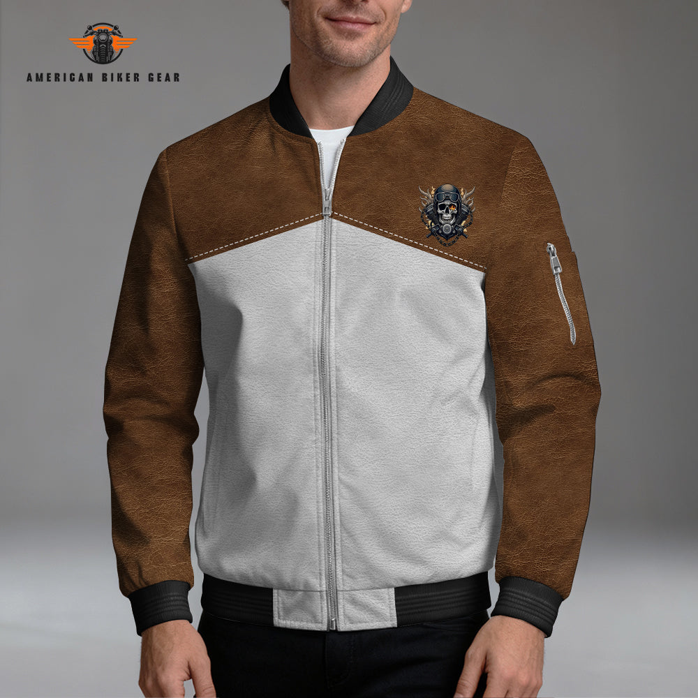 Biker Personalized Classic Bomber Jacket LV06