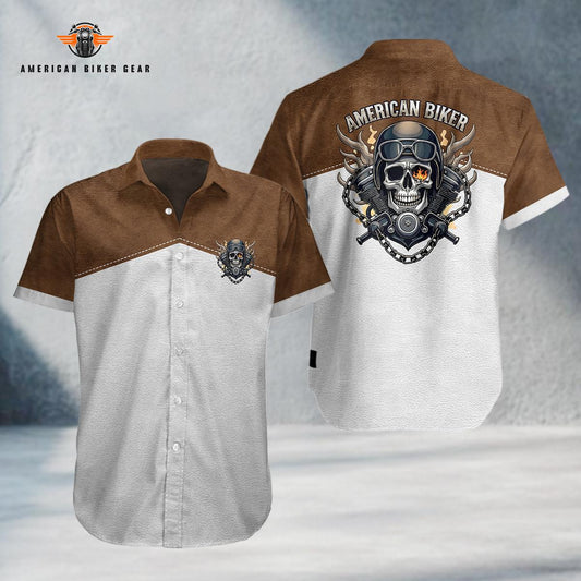 Biker Personalized Button Shirt GL06