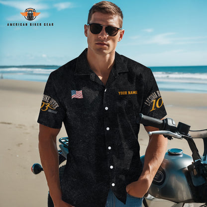 Laconia Biker Personalized Button Shirt LV16