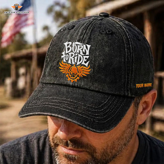 Biker Personalized Embroidery Baseball Cap LV03