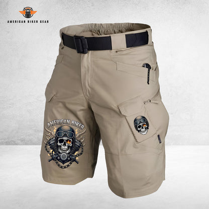Biker Personalized Front Pockets Tactical Shorts (Belt Not Included) LV01